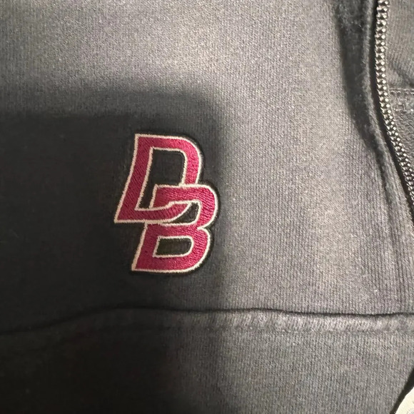 Vineyard Vines Unisex Navy 1/4 zip pullover Jacket size S 100% cotton DB - Picture 5 of 11